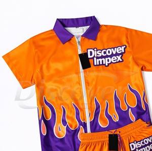 Ensemble deux pièces léger en nylon pour homme, coupe-vent à séchage rapide, survêtement décontracté d'été, chemise à manches courtes et short - Product Image 4