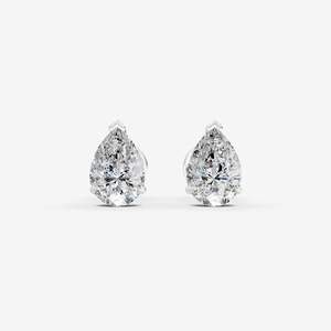 Pendientes Solitarios Clásicos con Forma de Pera en Oro Rosa de 18K, Pendientes Modernos de Alta Calidad para Chicas y Mujeres, Joyería Bonita al por Mayor - Product Image 3