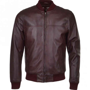 Veste en cuir d'agneau véritable pour homme, style classique, coupe ajustée, streetwear, avec doublure en sherpa et bordure en fourrure, noire, hiver - Product Image 5