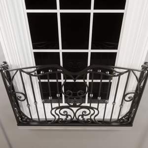 Barandilla de Balcón Arquitectónica con Barandas Metálicas Premium para Exteriores de Edificios Modernos - Product Image 4