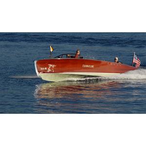 Hacker Craft Evangeline Special 33 Foot Runabout 1924 Bateau à moteur en bois classique construit sur mesure pour le sport et les loisirs - Product Image 3