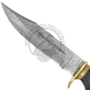 มีดโบวี่เหล็กดามัสกัสแบบปรับแต่งได้ รุ่นใหม่ล่าสุด ด้ามไม้ คมกริบ เหมาะสำหรับเอาตัวรอด ใช้ล่าสัตว์กลางแจ้ง - Product Image 4
