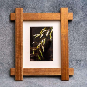กรอบรูปไม้วอลนัท สไตล์เรียบง่าย สร้างสรรค์ สำหรับแขวนผนังและตั้งโชว์ ตกแต่งบ้าน - Product Image 5