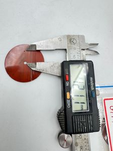 หน้าปัดนาฬิกาเรดแจสเปอร์ 37 มม. ขัดเงาด้านเดียว หนา 1 มม. รูตรงกลาง 2 มม. - Product Image 2