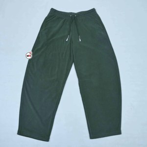 Pantalon de survêtement vert pour homme, design et logo personnalisés, taille élastique avec cordon de serrage, décontracté, mi-lourd, tricoté, pour l'automne, avec service OEM - Product Image 1