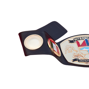 Ceinture de champion incontestée Interstates, drapeau USA Mexique, ceinture de championnat de lutte personnalisable, édition de collection - Product Image 4