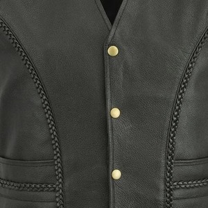 Chaleco de Cuero para Hombre a Precio Razonable, Transpirable, 100% Piel de Vaca, Estilo Casual Elegante, Talla Adulto, Alta Calidad - Product Image 5