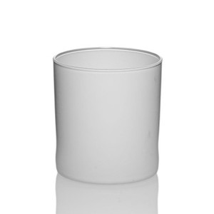 Pot à bougie en verre givré de qualité supérieure avec couvercle en bois, récipient pour bougie parfumée, décoration d'intérieur, cadeau, porte-bougie, logo personnalisé - Product Image 1