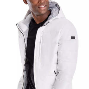 Veste d'hiver personnalisée en duvet de canard blanc 90% brillant, épaisse et de haute qualité pour homme - Product Image 6