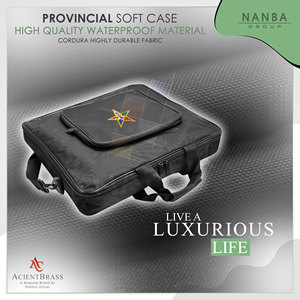 Étui souple de transport pour tablier maçonnique OES avec broderie d'emblème de poche, sac à bandoulière, étui souple pour insignes, qualité supérieure - Product Image 6