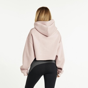 Sudadera con Capucha Extra Grande para Mujer, Otoño Invierno, Talla XS, Alta Calidad, Estilo Urbano, Personalizable, Color de Espalda Personalizado, Larga, Informal, para Gimnasio, Bordado 3D - Product Image 2