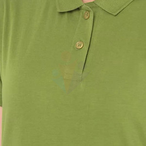 เสื้อยืดแขนสั้นลำลองสำหรับผู้หญิง ใส่ได้ในฤดูร้อน ผ้าฝ้ายถัก 100% ระบายอากาศได้ดี คุณภาพสูง ขายส่ง รับสั่งทำ - Product Image 6