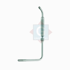 หลอดดูดคูลลีย์แบบถอดปลายได้ หลอดดูดแบบฟรีเซียร์สำหรับการผ่าตัดทั่วไป ได้รับการรับรองมาตรฐาน CE สีเทา รหัสสินค้า -1414-72 - Product Image 4