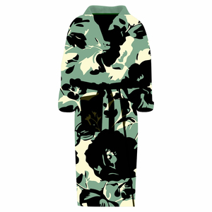 <b>Boxing</b> <b>Robe</b> with Hood Silk Satin Martial Arts Kickboxing Competition Training Gown Women Men Muay Thai MMA Uniform - Product Image 1