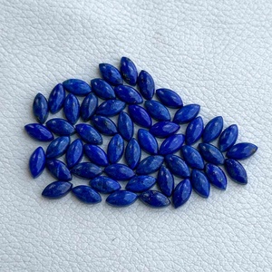 Lapislázuli Azul Natural de 4mm, 6mm, 8mm, 10mm, 12mm, Cabujón Marquise Liso, Piedra Preciosa Suelta al por Mayor, Todos los Tamaños Personalizados Disponibles - Product Image 4