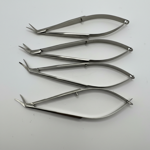 Tijeras de Castroviejo Premium para Sección Corneal, Instrumento Quirúrgico Oftálmico de Acero Inoxidable, Herramienta de Precisión para Cirugía Ocular - Product Image 3