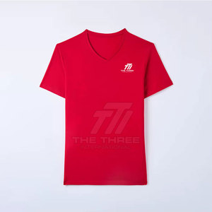 เสื้อยืดคอกว้างผู้ชายคุณภาพสูง เสื้อยืดคอกว้างขายดีสำหรับผู้ชาย เสื้อยืดคอกว้างสีพื้นสำหรับผู้ใหญ่ - Product Image 5