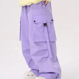 Pantalones de Snowboard Impermeables y Cortavientos, Estilo Cargo, Acolchados, para Deportes de Invierno al Aire Libre, Pantalones de Nieve Holgados - Product Image 3