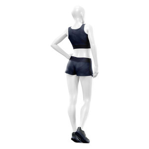 Conjunto Deportivo de 2 Piezas para Mujer, Top Deportivo y Pantalones Cortos, Ropa Deportiva para Yoga, Gimnasio, Ejercicio, Secado Rápido, Venta al Por Mayor Personalizada - Product Image 3
