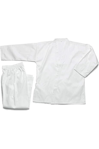 Uniforme de Karate Blanco para Niños, Ropa de Artes Marciales de Algodón, Corte Regular, Ropa de Práctica de Karate Resistente para Niños, Disponible en Stock - Product Image 2