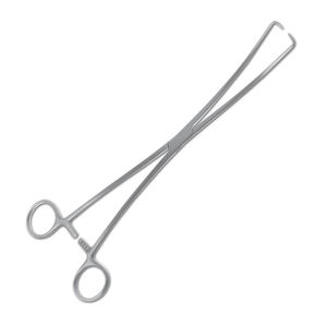 Pinces à pansements droites et courbées en acier inoxydable pour éponges chirurgicales, instruments de gynécologie - Product Image 1