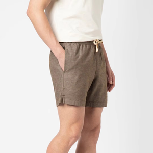Shorts de bain personnalisables pour hommes 2026 avec logo frontal, respirants, séchage rapide, taille élastique – Vente en gros Polyester/Coton - Product Image 3