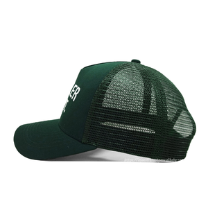 Casquette Trucker 5 Panneaux Personnalisée avec Broderie Textile, Visière Courbe, Chapeau en Maille Brodé, Style Décontracté, Vente en Gros Usine - Product Image 4