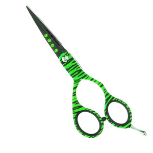 Ciseaux professionnels japonais en acier inoxydable de 7 pouces, ciseaux droits et lourds pour barbier et salon de coiffure - Product Image 1