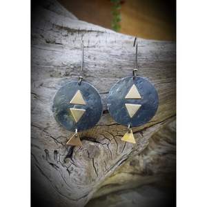 Bijoux de luxe écologiques de qualité supérieure, fabriqués à la main, modèle 8, en cuivre et laiton durables, pour les occasions spéciales, design exclusif - Product Image 1