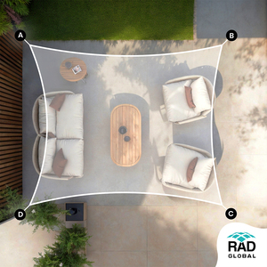Voile d'ombrage anti-UV 98% (quatre côtés) - Product Image 6