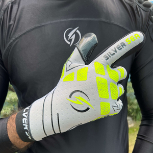 Professional Soccer Goalkeeper <b>Gloves</b> Protect Latex Knitting Nylon <b>Gloves</b> PU Material Guantes De Arquero Futbol Football <b>Gloves</b> - Product Image 4