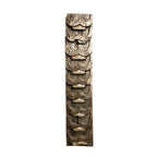 Panneau mural en bois sculpté à la main, style tribal Naga indien, décoration architecturale antique rustique pour hôtel, assortiment varié, 1 conteneur - Product Image 5