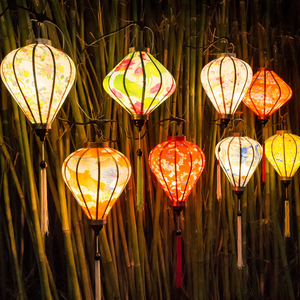 ELEGANT <b>BAMBOO</b> SILK <b>LANTERN</b> / HANDCRAFTED & CLASSIC DESIGN / MADE in VIETNAM/ MS. ALINA - Product Image 6