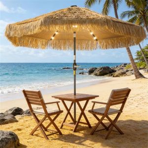 Ombrellone da Terrazzo Color Kaki Senza Base per Esterni - Product Image 1