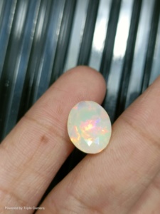 Ethopian Opal Faceted Making Jewellery Beautiful <b>Flash</b> oval Faceted 15X11X5.7 MM - Product Image 3