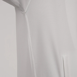 Men's White Tracksuit Set Zip Up Jacket and Long <b>Pants</b> Casual Breathable Two Piece Outfit Solid - Product Image 6