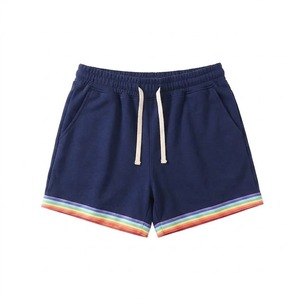 Mens <b>Rainbow</b> Shorts Summer Solid Stripe <b>Rainbow</b> Short Pants Drawstring Loose Casual Sports Running Gym Shorts for Men - Product Image 1