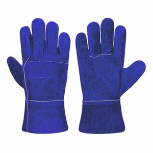 ถุงมือหนังวัวแท้คุณภาพสูง ทนความร้อนและประกายไฟ ป้องกันไฟลุก สำหรับงานดับเพลิง อบ ปิ้งย่าง - Product Image 2