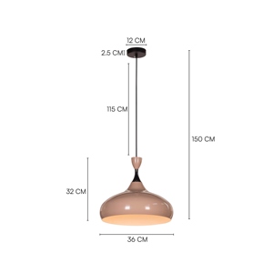 Modern Metal Geometric Pendant <b>Light</b> Nordic Hanging Lamp Contemporary <b>Ceiling</b> <b>Light</b> Minimalist Fixture Scandinavian Home - Product Image 2