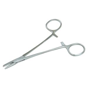Pinzas de sutura de microcirugía Castroviejo de acero inoxidable profesional de 14cm, soporte de agujas curvas, instrumentos quirúrgicos - Product Image 5