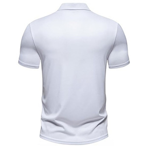Men’s <b>White</b> Polo Shirt – Classic Short Sleeve Casual Cotton <b>Tee</b> - Product Image 3