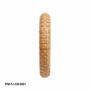 กำไลข้อมือหวายถักทำมือ เป็นมิตรกับสิ่งแวดล้อม ดีไซน์เรียบง่าย ทนทาน ทำจากเส้นใยธรรมชาติ สำหรับแฟชั่นผู้หญิงยุคใหม่ - Product Image 4