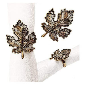 Porte-serviettes décoratifs de luxe en métal haut de gamme avec un design ajouré moderne pour les tables de fête et de banquet - Product Image 6