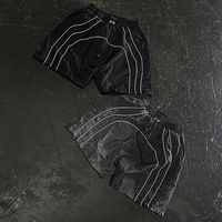 Ensemble survêtement homme haute qualité : veste coupe-vent et short en polyester et nylon imperméable sur mesure
