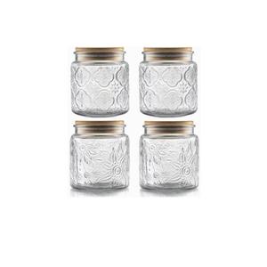 Frascos de Vidrio Tipo Mason con Tapas Herméticas y Anillos Para Almacenamiento, Enlatado, Fermentación, Preparación de Comidas, Café Frío, Congelación - Product Image 5