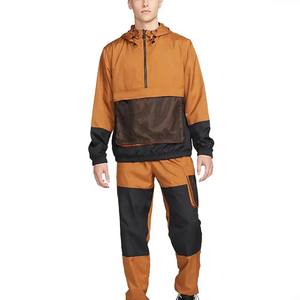 Conjunto Deportivo de Poliéster para Hombre, Chaqueta y Pantalones, Ropa de Entrenamiento Ligera, Transpirable, para Correr y Hacer Ejercicio - Product Image 1