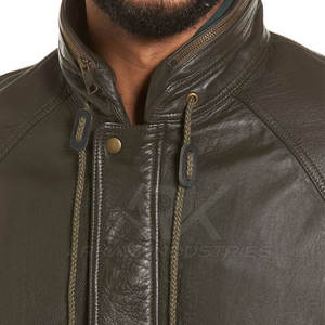 Chaqueta de Cuero para Hombre, Último Modelo, al por Mayor, Resistente al Viento, Chaqueta de Cuero para Hombre Más Vendida, Chaqueta de Cuero Impermeable para Hombre - Product Image 6