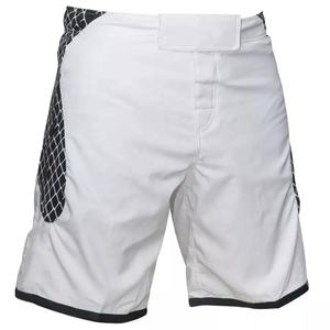 Vente en gros de shorts d'entraînement en coton spandex 100% polyester pour hommes, vêtements de sport avec logo personnalisé pour le Muay Thai Jiu Jitsu Judo Arts martiaux - Product Image 1
