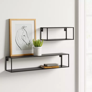 Étagères murales en métal pour rangement domestique, présentoir suspendu, étagère à livres, étagère à plantes pour salle de bain, supports polyvalents, décoration intérieure - Product Image 4