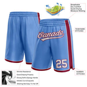 100% Polyester Mesh <b>Custom</b> Sublimation Shorts Sports Team Shorts Club Name Shorts Training Shorts Breathable Athletic Shorts OEM - Product Image 5